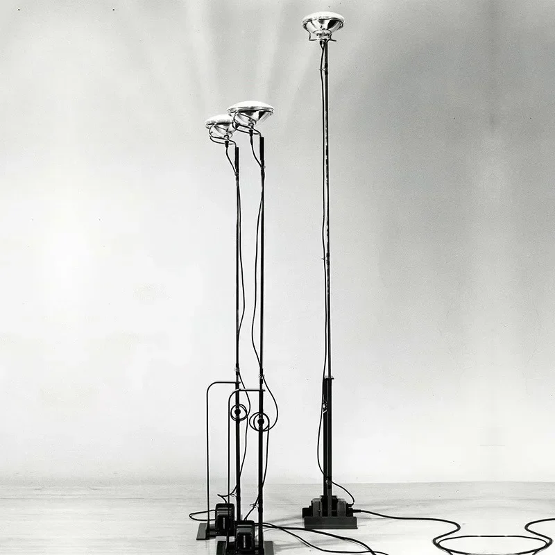 Настольная лампа Toio Современная черная железная длинная светодиодная Напольная