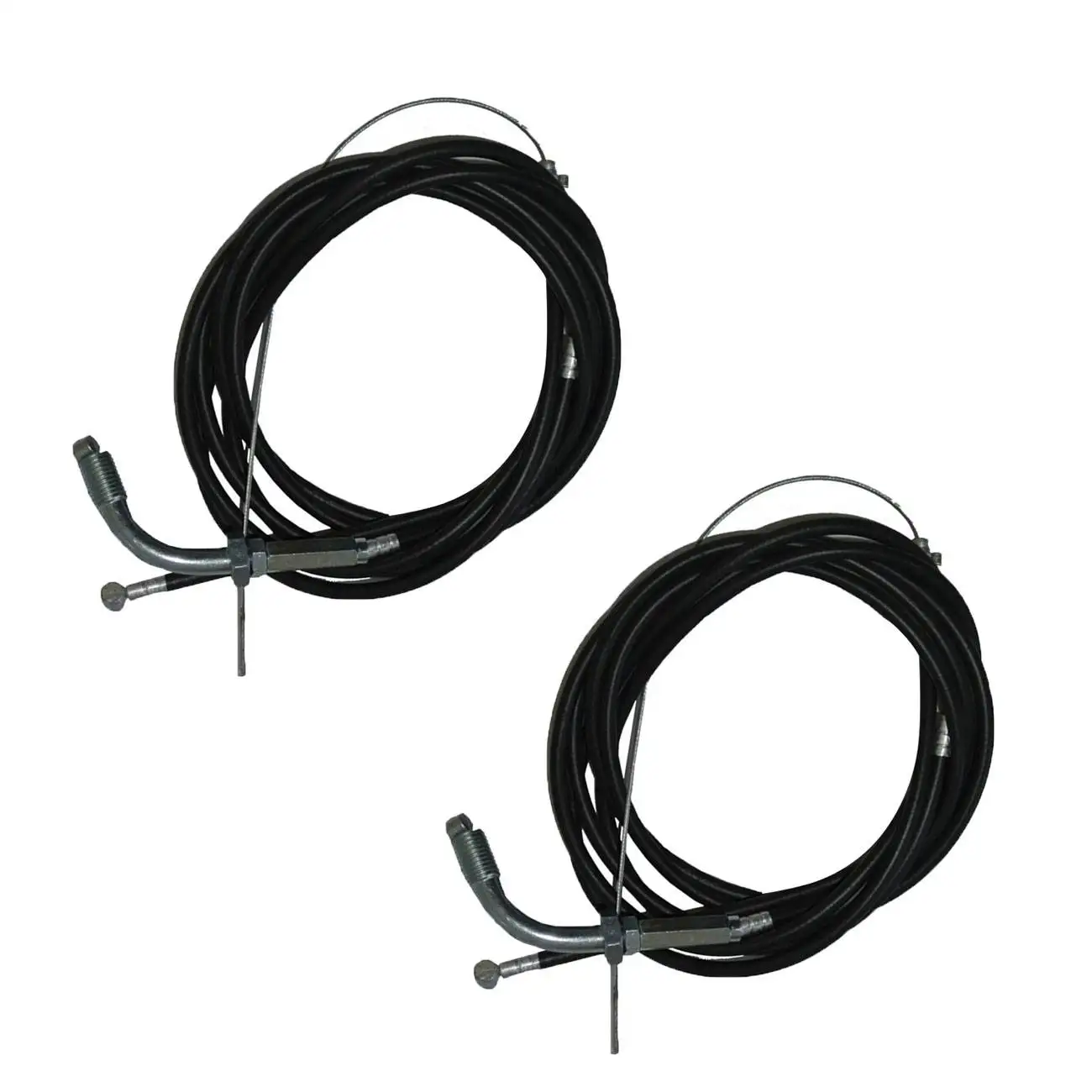 

2pcs Throttle Cable Clutch Cable Fits 66/80cc 2 Stroke Motorized Bicycle Engine