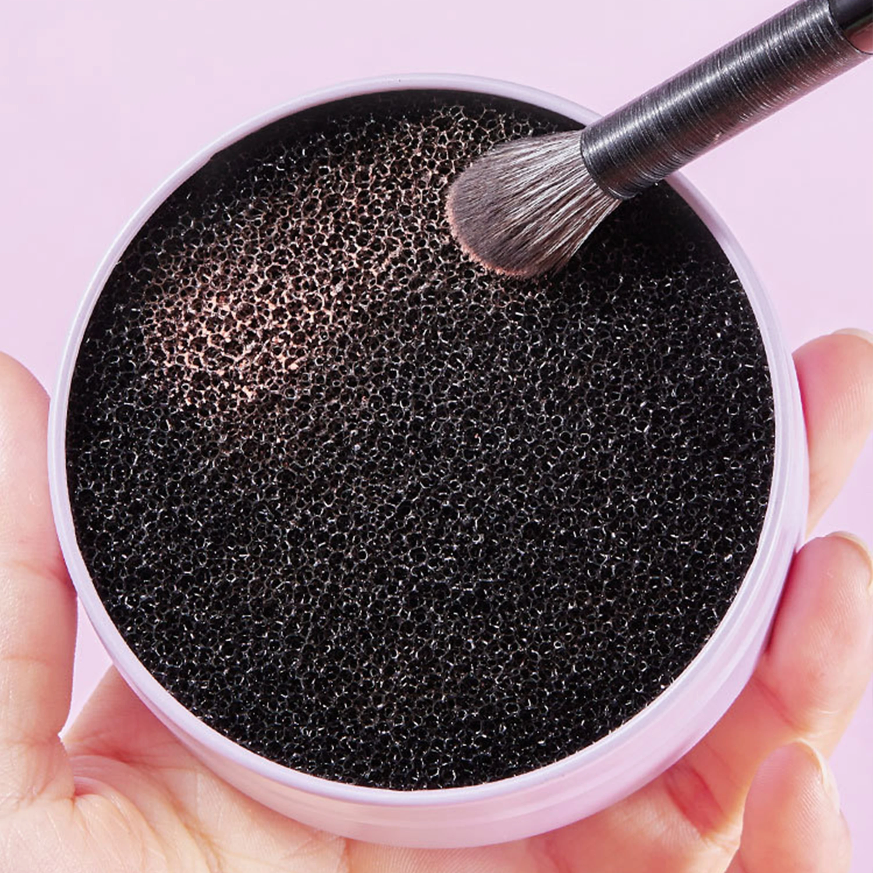 1 шт. коробка для чистки кистей макияжа