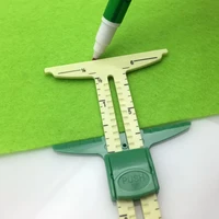 5 in 1 sliding gauge with measuring sewing tool patchwork tool ruler tailor ruler tool accessories%ef%bc%88two size choose