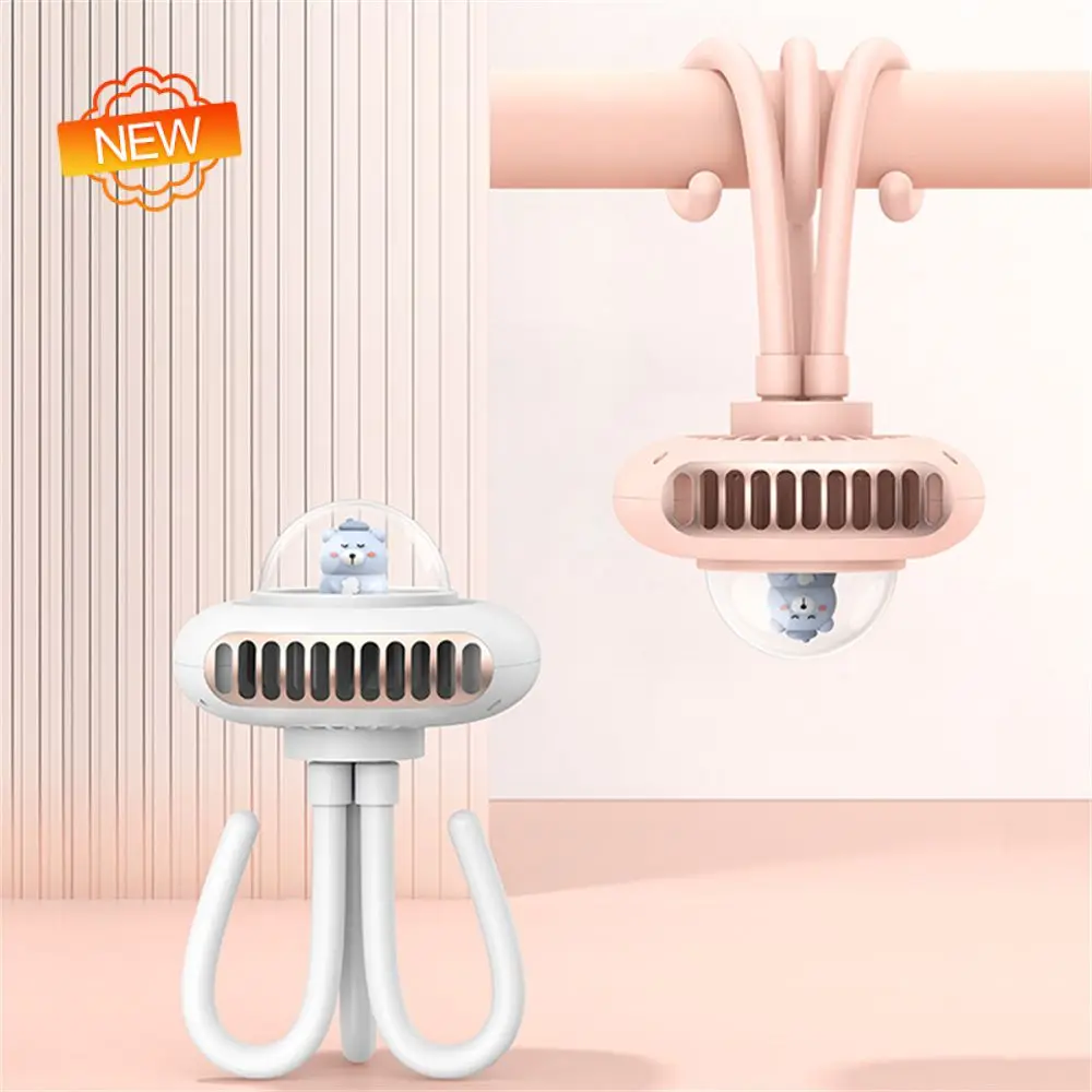 

Three Colors Baby Carriage Fan Multi-scene Available Usb Rechargeable Fan Octopus Stroller Fan Baby Stroller Fan Durable Fan