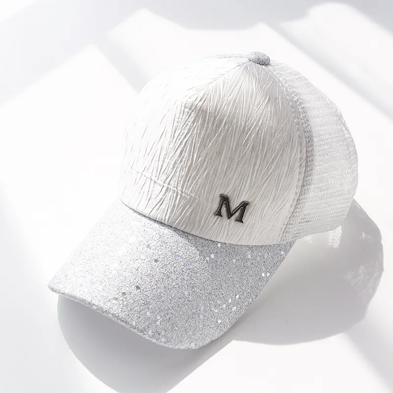 Кепка Мужская/Женская сетчатая дышащая бейсболка с плоским козырьком