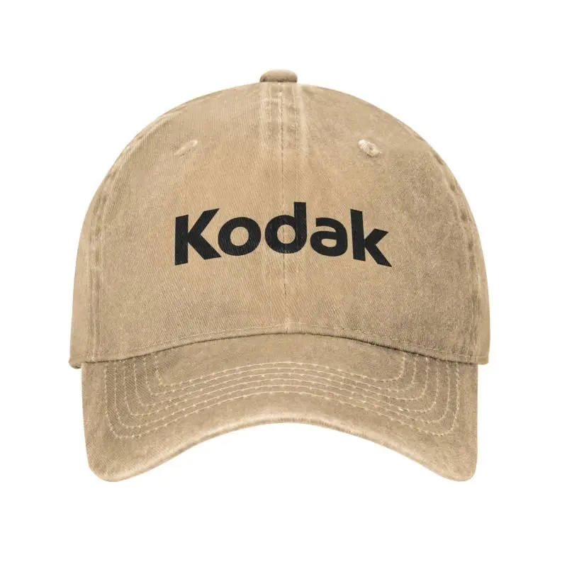 

Cool Cotton Black Kodak Logo Baseball Cap Women Men Personalized Adjustable Polychrome Photographer Photography Dad Hat Outdoor