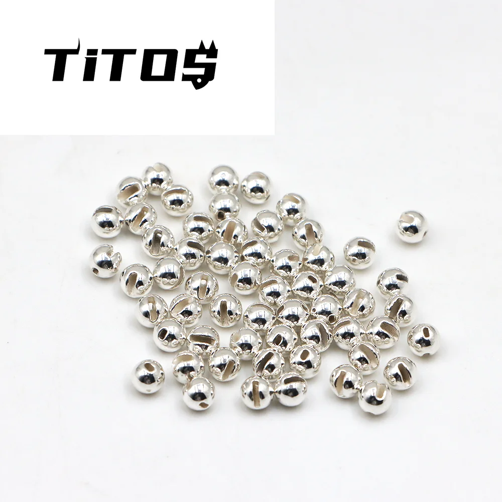 Большая акция 50 шт. латунный материал для завязывания мушек из бисера 6 4 мм