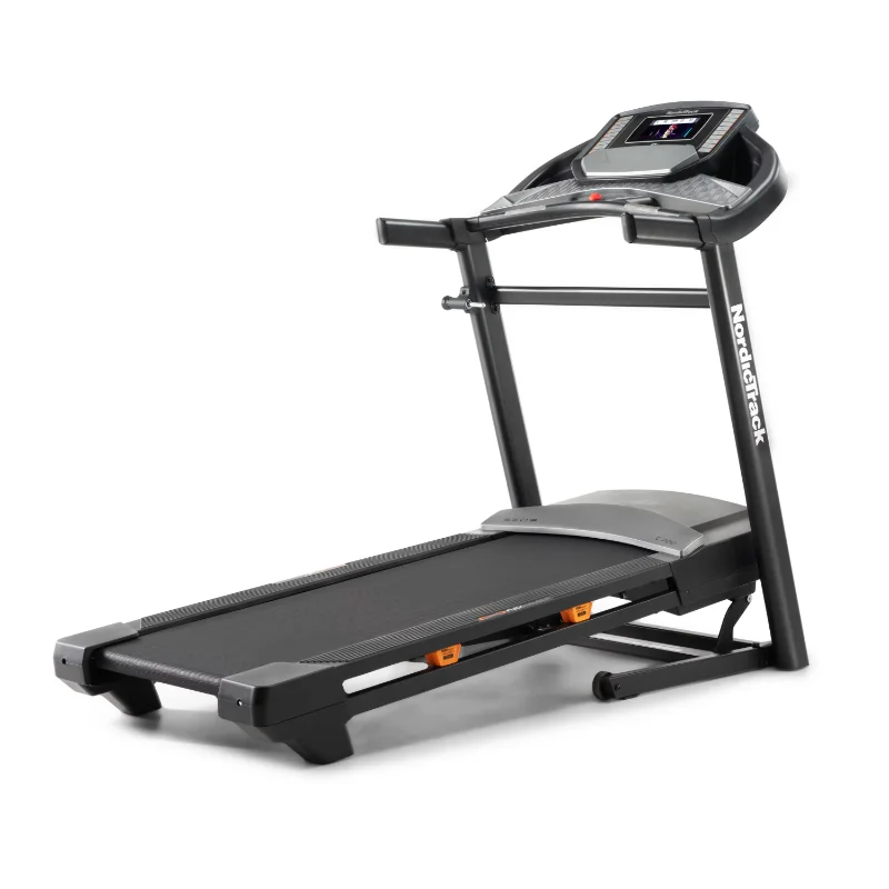 

Складная беговая дорожка [Flash Deal]NordicTrack C 700 с 7-дюймовым интерактивным сенсорным экраном и 30-дневным временем членства iFIT [в наличии в США]