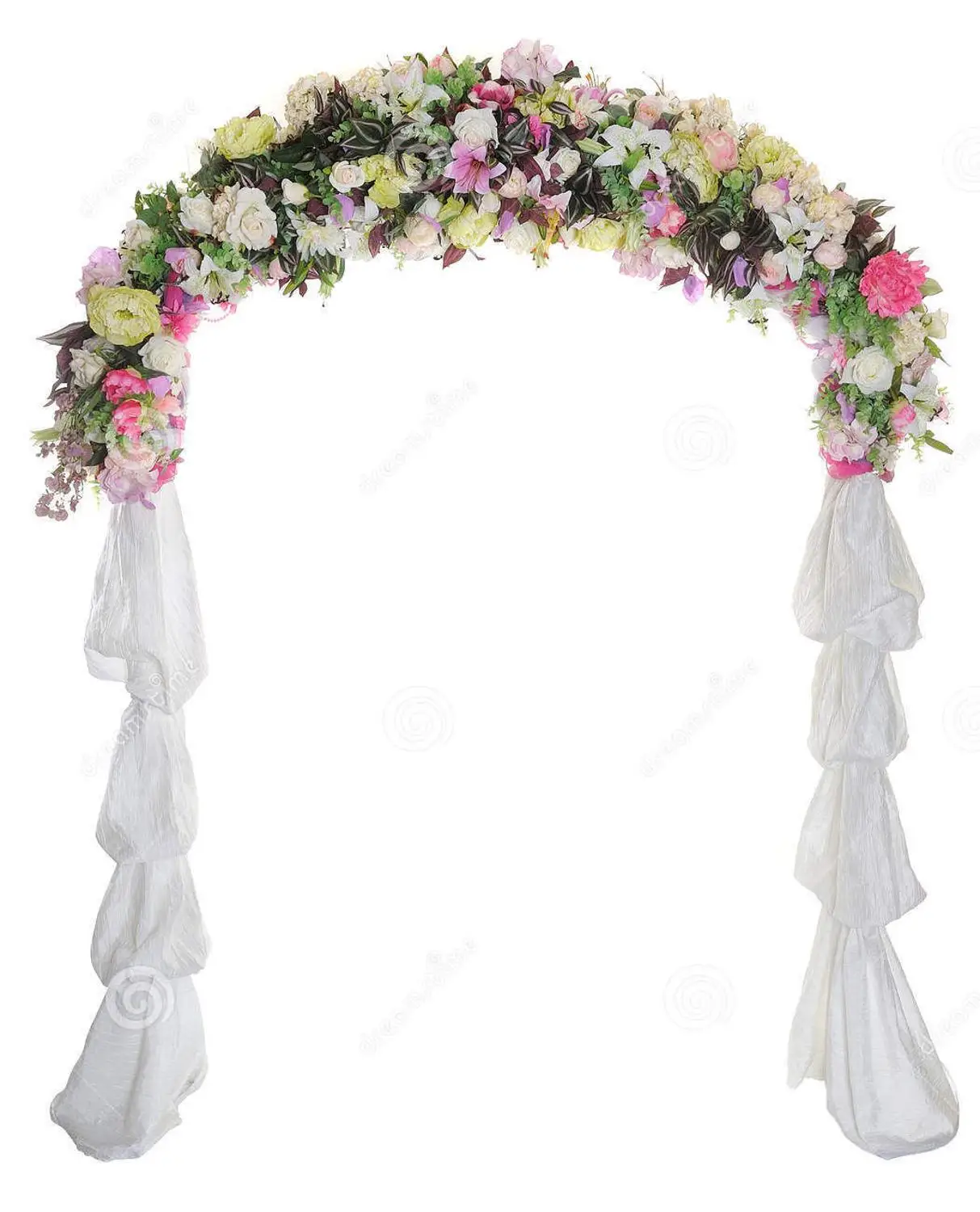 

Rectangular metal wedding arch