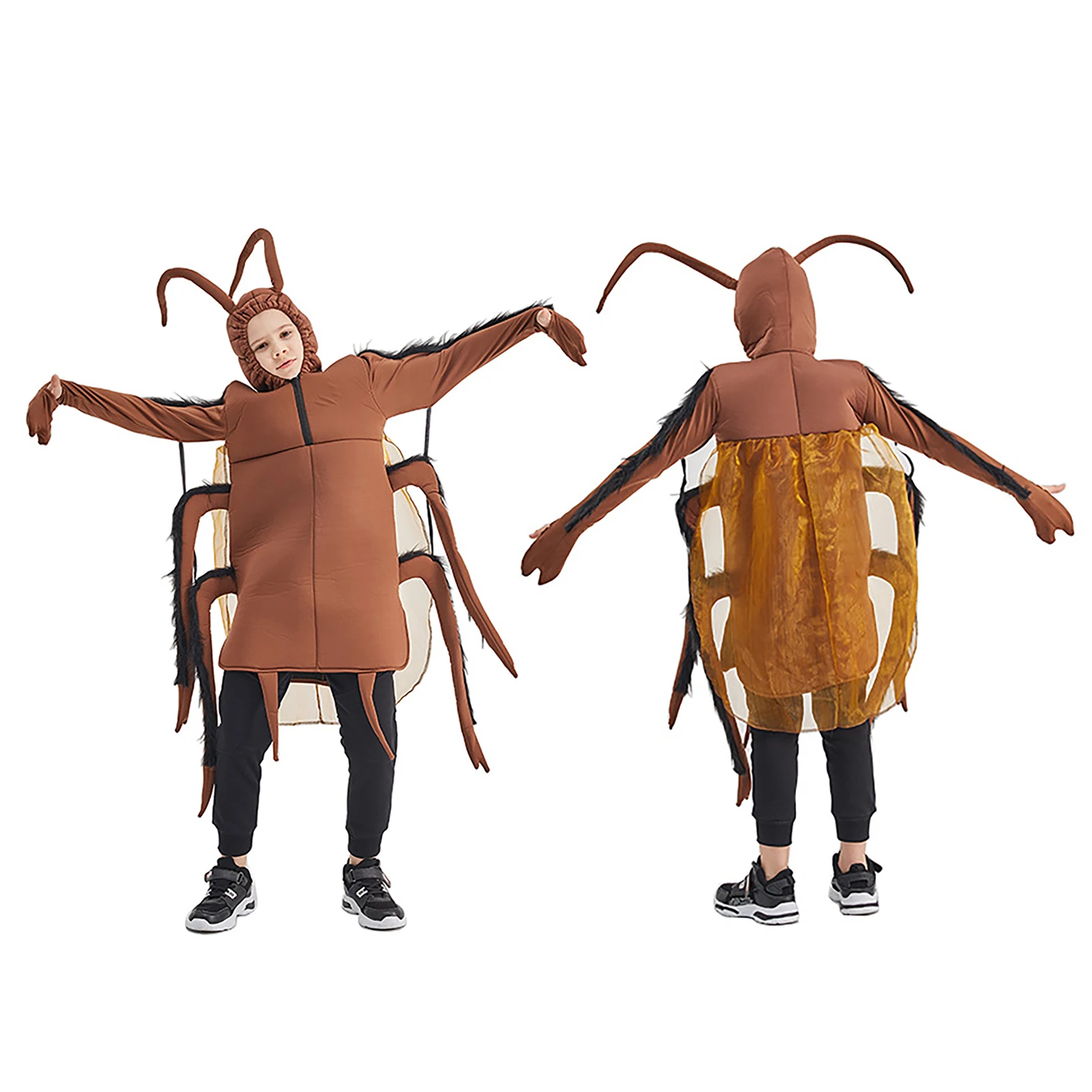 

Cockroach Costume For Kids Gross Roach Bodysuit Funny Costumes Party Role Pretend Playing Fancy Dress Up For Kids