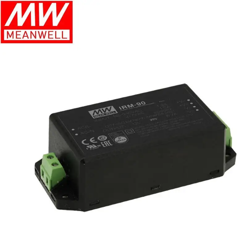 IRM-90-12ST 12 В 6 7 А 90 Вт AC-DC meanwell PCB-Mount Зеленый модуль питания Импульсный источник с