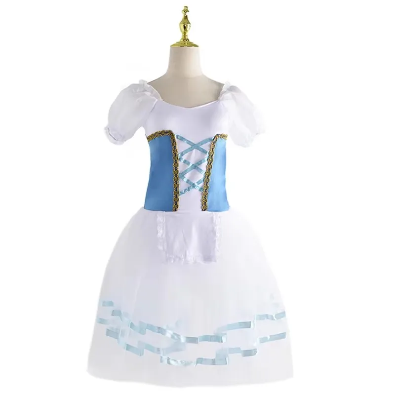 Giselle professional Ballet Dance Ballerina tutu Dress For Girls Women Stage Performance Costume Long Dancing Dresses