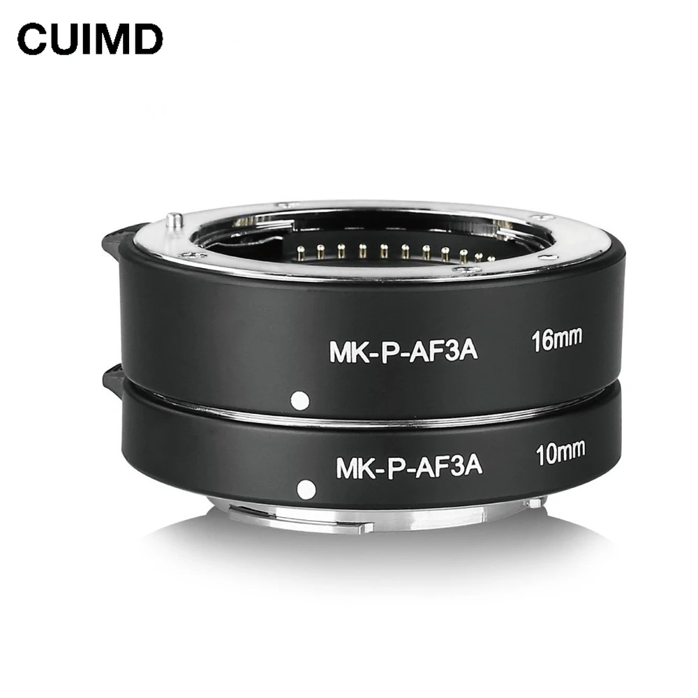 Металлическая автоматическая фокусировка AF, автоматическая макро-удлинительная трубка для камеры Panasonic Olympus Micro 4/3, фотосессия GX7 10 16 м