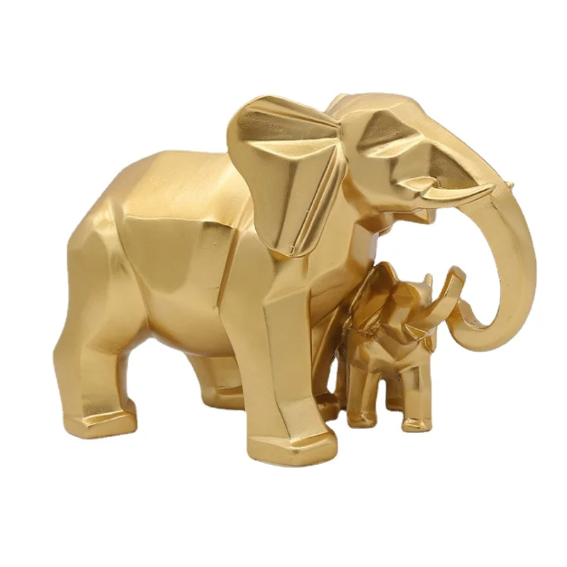 

Креативный Талисман из смолы для матери и сына, креативное геометрическое украшение в скандинавском стиле с животными, украшение для крыльца, гостиной