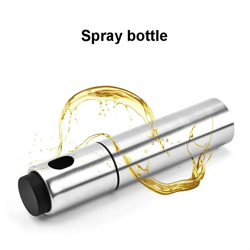 

2022 High-quality Stainless Steel Olive Oil Spray Bottles for Kitchen Cooking Barbecue Salad Baking By Leeseph Kitchen Storage
