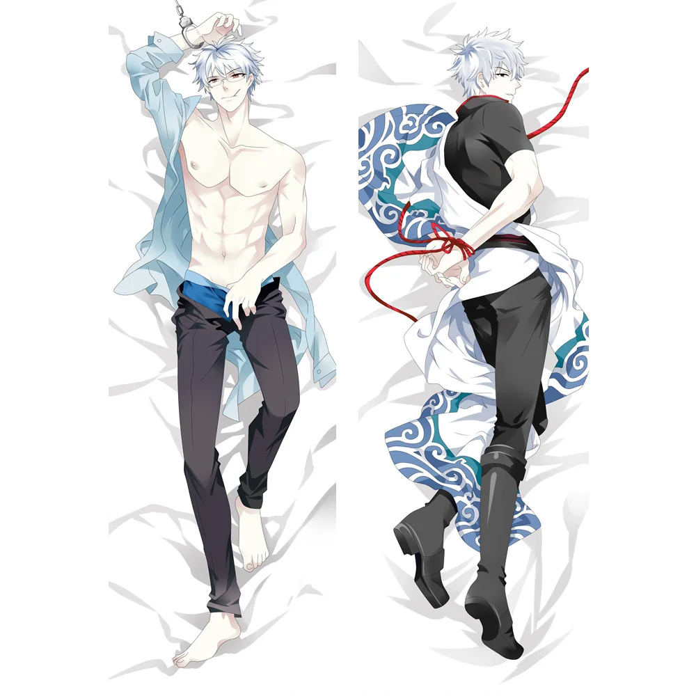 

GINTAMA Mans Free Shipping Anime 150x50cm 100x35cm Pillow Case Cover