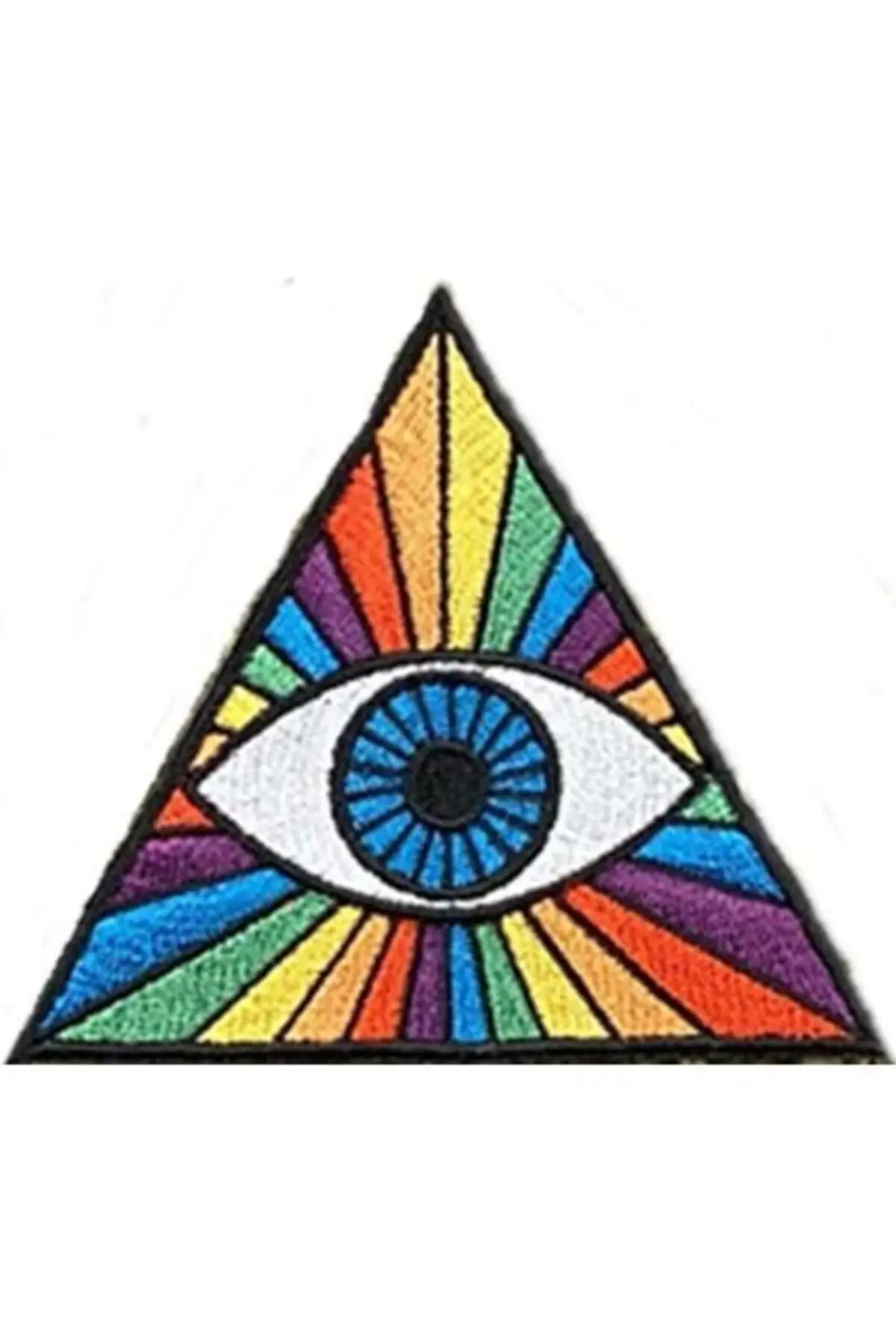 

Illuminati Eye Embroidered Rigging Patch Patch Yama 9 × 10 Cm Kits Hobby Supplies & Leisure Life