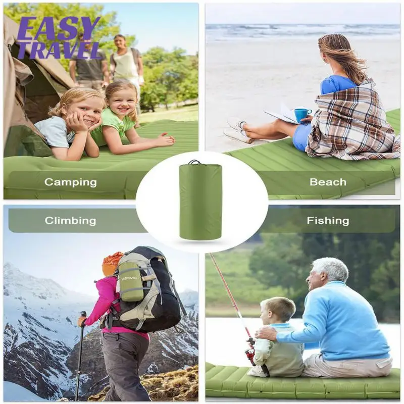 

Portable Widening Outdoor Inflatable Cushion Office Lunch Mat 40d Nylon Camping Beach Inflatable Bed Inflatable Mattress