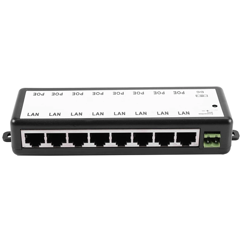 

Poe-разветвитель с 8 портами для сетевой камеры видеонаблюдения Poe Power Over Ethernet Ieee802.3Af