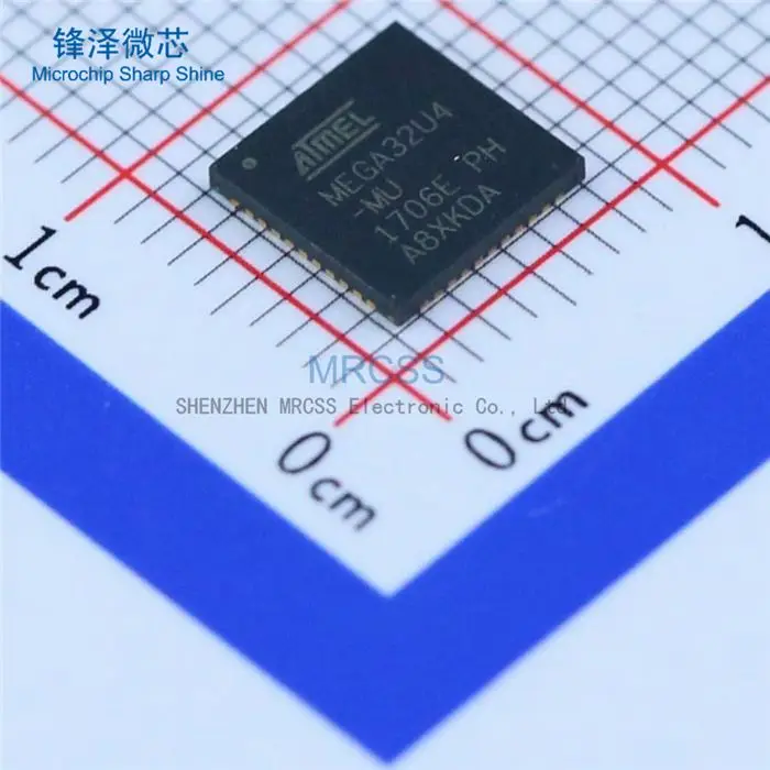 

MCU ATMEGA32U4-MU ATMEGA32 ARM Cortex RISC Flash Bulk 3,3 V 5V 44QFN электронный компонент