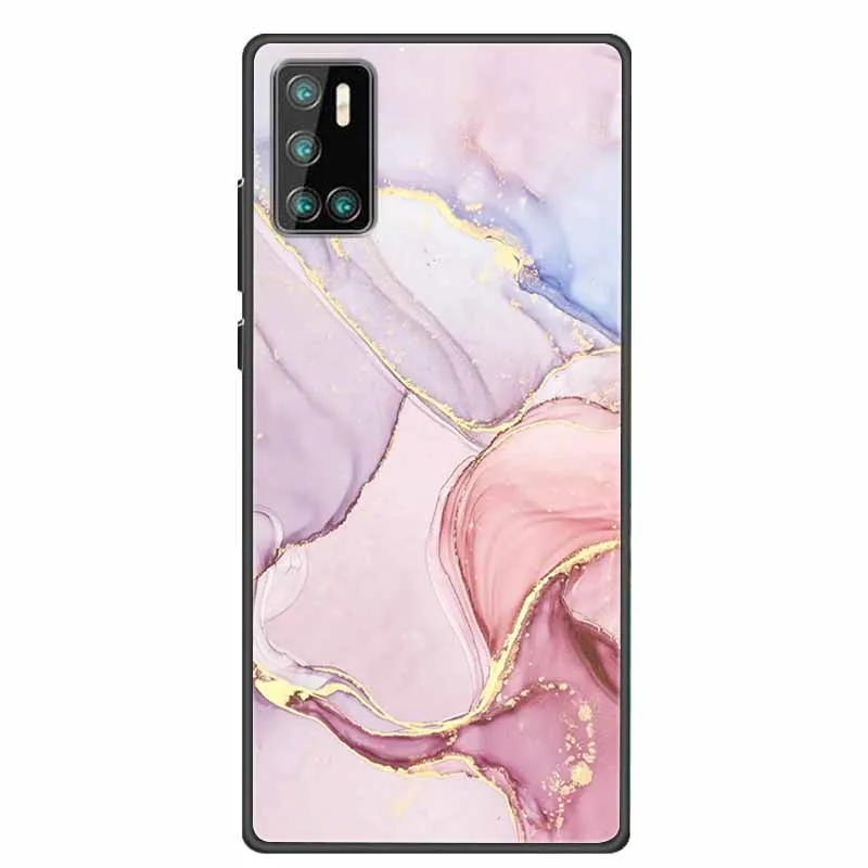 Чехол для Cubot P40 P30 P20 X19 X18 PLUS мраморный Мягкий чехол из искусственной кожи задняя