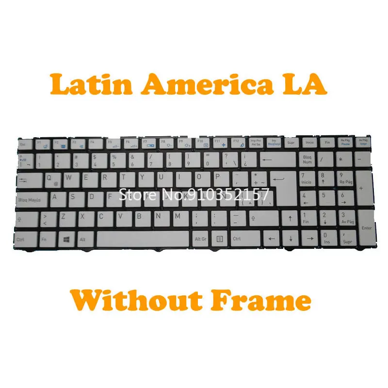 LA Keyboard For CLEVO N250 N350DW CVM15F36LA-43012 6-80-N25L