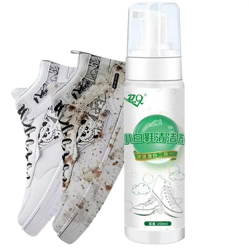 White Shoe Cleaner 1pc Cleaning Spray For Sneakers Gentle & Dirt Remover Multifunctional Cleaning Supplies For Basketball Shoes