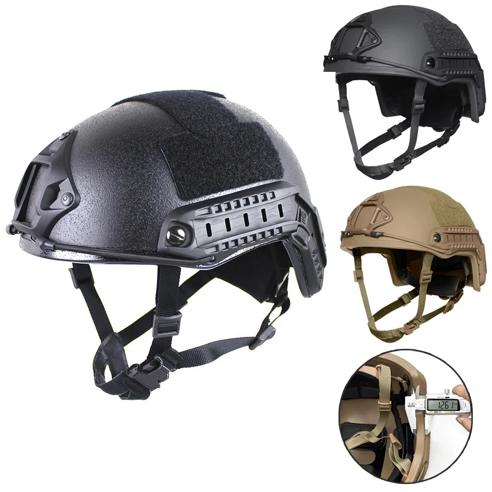 BOOIU FAST Тактический шлем из стекловолокна страйкбольный для активного отдыха