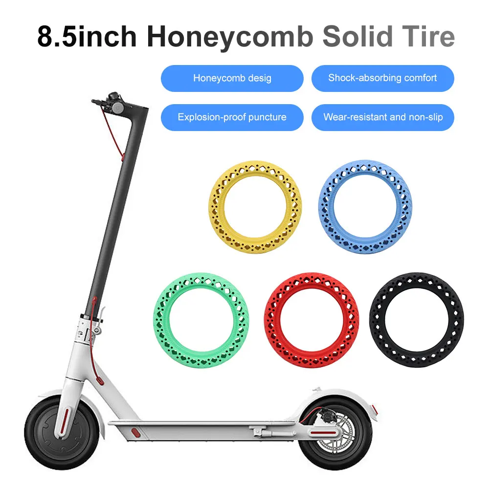 

For Xiaomi Electric Scooter Solid Tire 8.5" Honeycomb Tyre M365 Pro 1S Pro2 Front Rear Replacement Color Tire 8,5 Inch