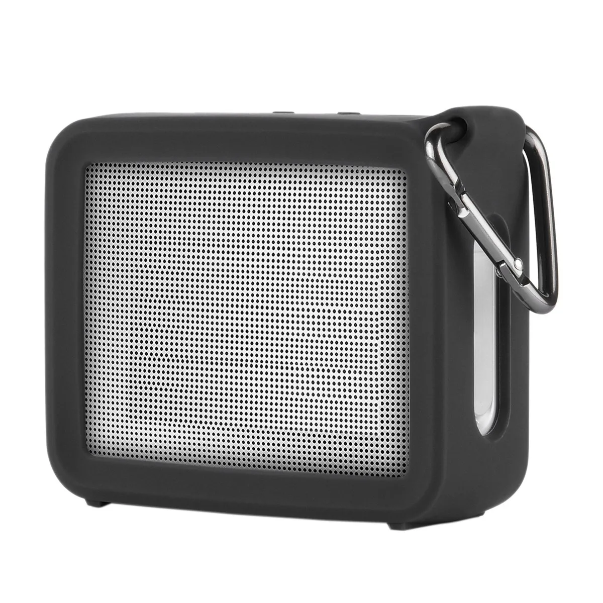 

Portable Silicone Speaker Case for Go2 Soft Silica Gel Storage Pouch Cover Black