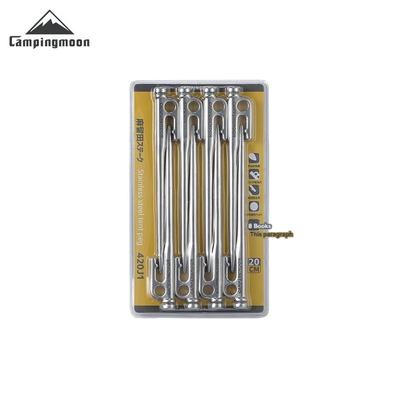CAMPINGMOON Колышки Для Палатки Из Алюминиевого Сплава Уличные Колья Кемпинга Легкий