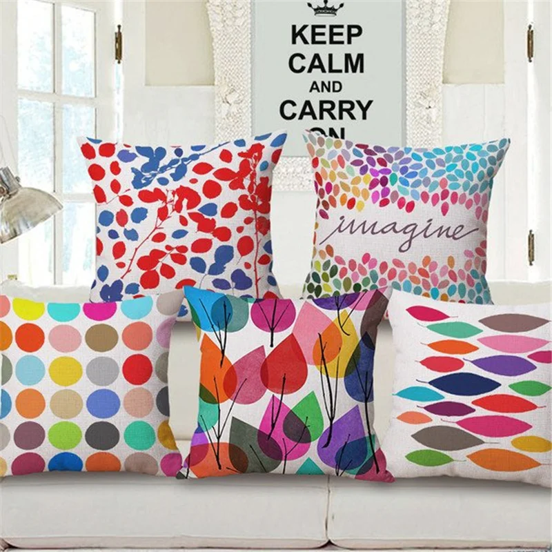 18 дюймов модные разноцветные льняные искусственные автомобильные диваны