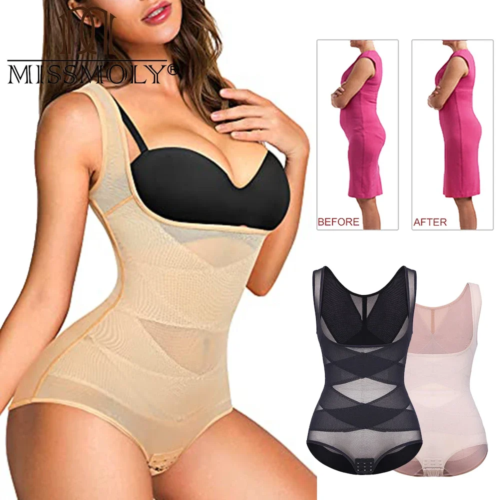 Корректирующее боди MISSMOLY для женщин утягивающий корсет живота живот