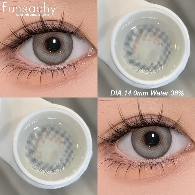 FUNSACHY 1 пара цветных линз для глаз Medusa зеленые контактные линзы красивые зрачки