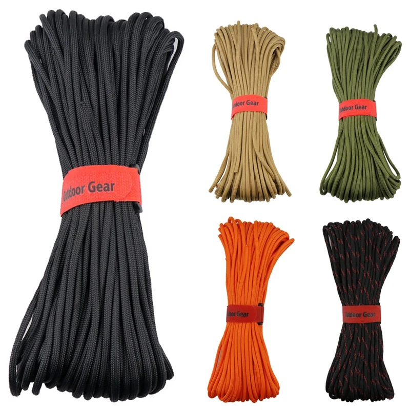 

31M 11 Core Paracord Rope Outdoor Multifunctional Umbrella Rope Camping Clothesline Outdoor Rescue Tent Climbing Rope