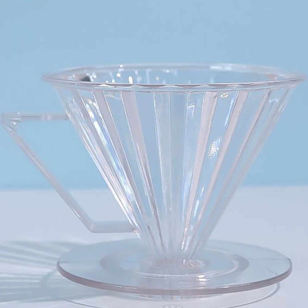 

Coffee Dripper Glass Funnel Resin Coffee Filter Pot Drip Coffee Maker For Pour Over Barista Coffee Brewing Coffee Filter Cup