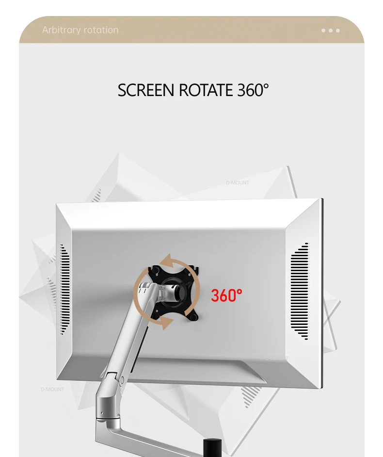 Настольная подставка для монитора 17-38 дюймов 100x100 3-11 кг