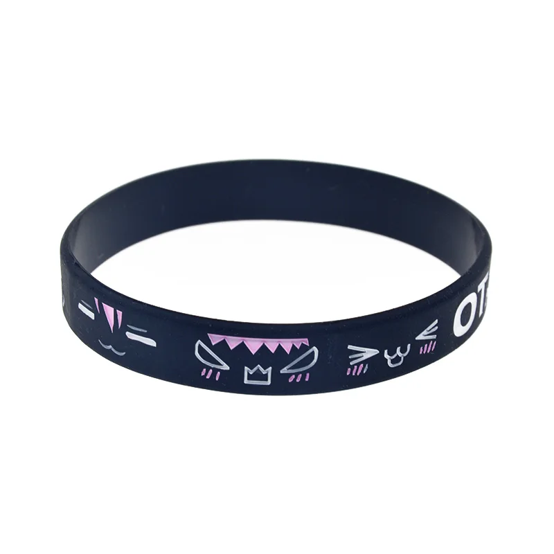 1 шт. OTAKU силиконовый браслет с мультяшным логотипом украшение для студенческого