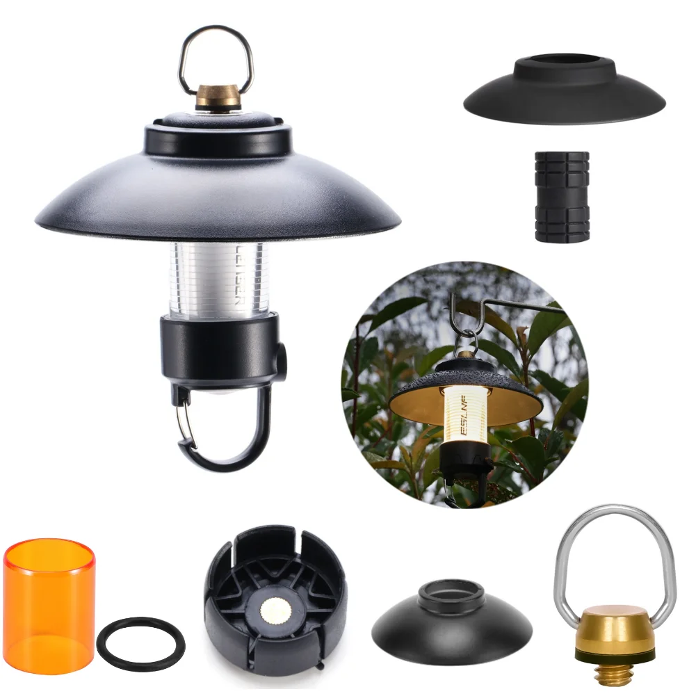 

Tent Flashlight Ring Aluminum Alloy Flashlight Swing Ring Lightweight Portable Lighting Accessories for ML4 for Hiking Camping