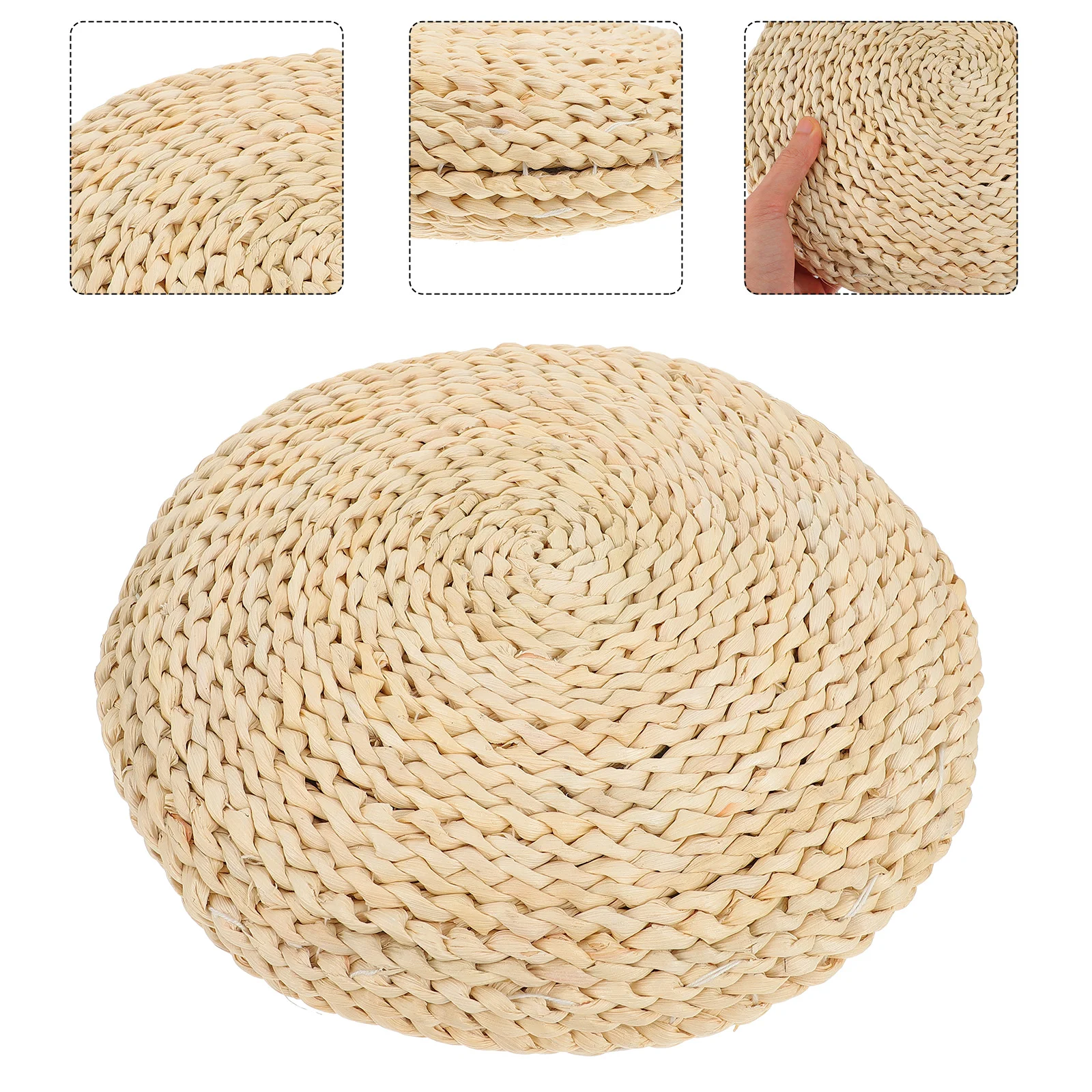 Коврик с плетением соломенная подушка уличные подушки для сидений круглая