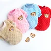 Bear Embroidery Pet Dog Vest Winter Warm Dog Clothes for Small Dogs Plush Puppy Cat Coat Yorkies Chihuahua Shih Tzu Pug Outfits 2