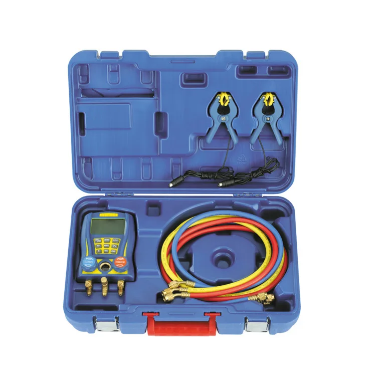 

Digital Manifold Pressure Tester HVAC ac refrigerant digital manifold gauge set