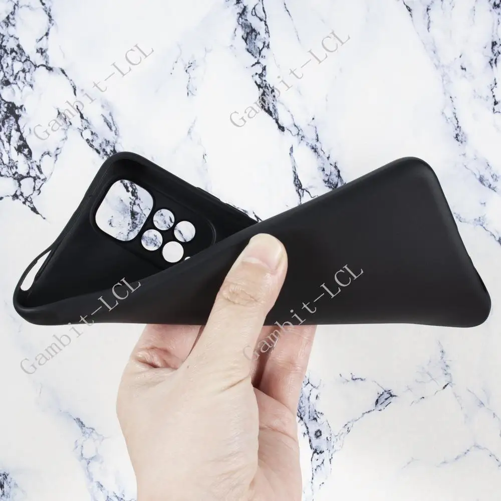 Силиконовый защитный чехол-накладка для Xiaomi Redmi Note 11 4G Global 6,43 дюйма 2201117TG, 2201117TI, мягкий чехол из ТПУ (art.: 3920bf446cd87) - 3920bf446cd87