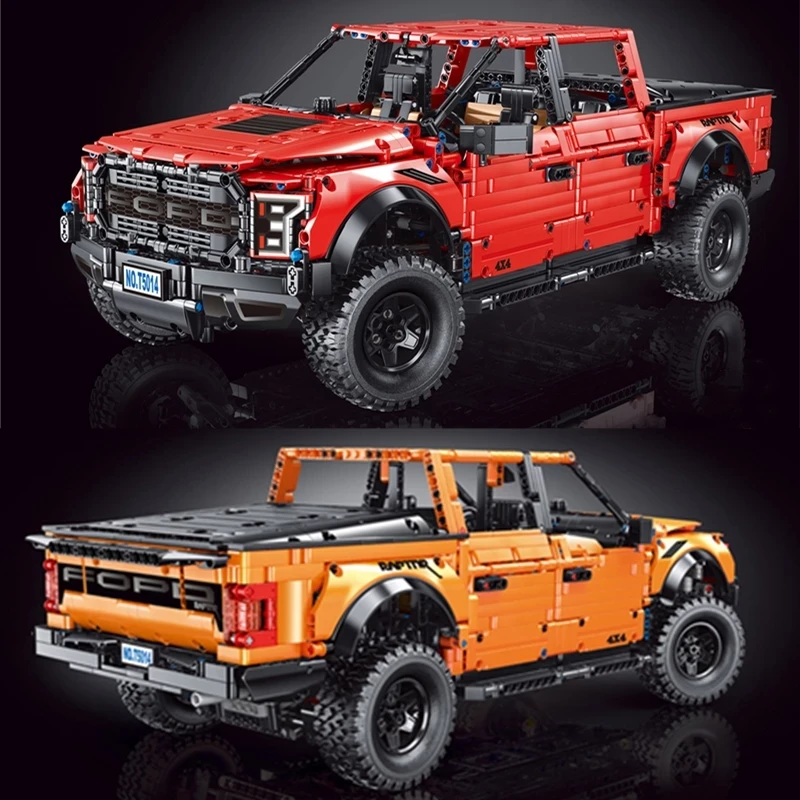 

T5014 High-Tech Ford Raptors F-150 1: 8 Model Racing Car Compatible with 42126 Building Block Bricks Toys boys Gifts