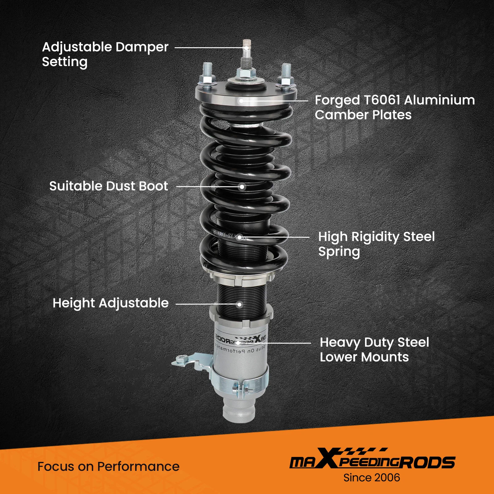 Coiloverдля Honda Civic 92-95 CX DX 94-01 интегрированная распорка DC DB 24 способа демпфер для CRX