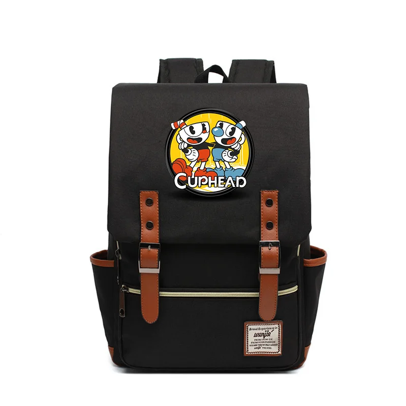 Рюкзак Cuphead Mugman для мальчиков и девочек школьная сумка детей подростков ноутбука