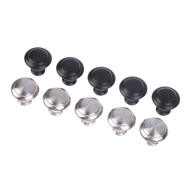 5 шт. ручки для кухонного шкафа из нержавеющей стали серебристый матовый черный