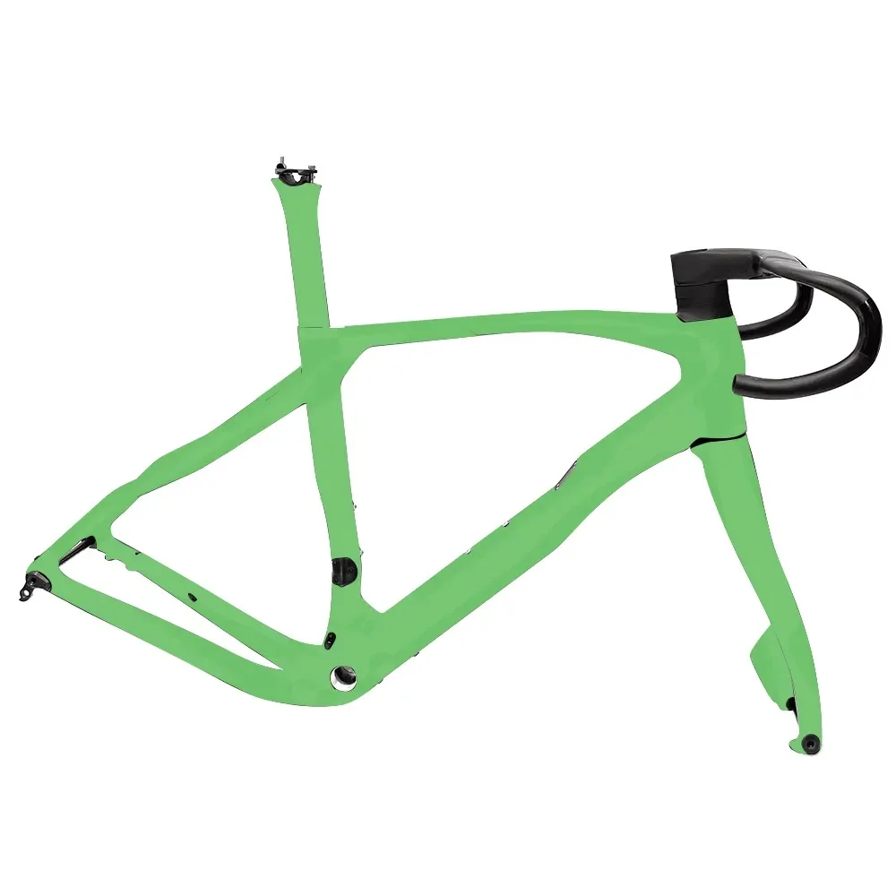 Оптовая цена Airwolf 700C T1100 Full Carbon BSA Dsic Тормозной внутренний трос Велосипедная рама