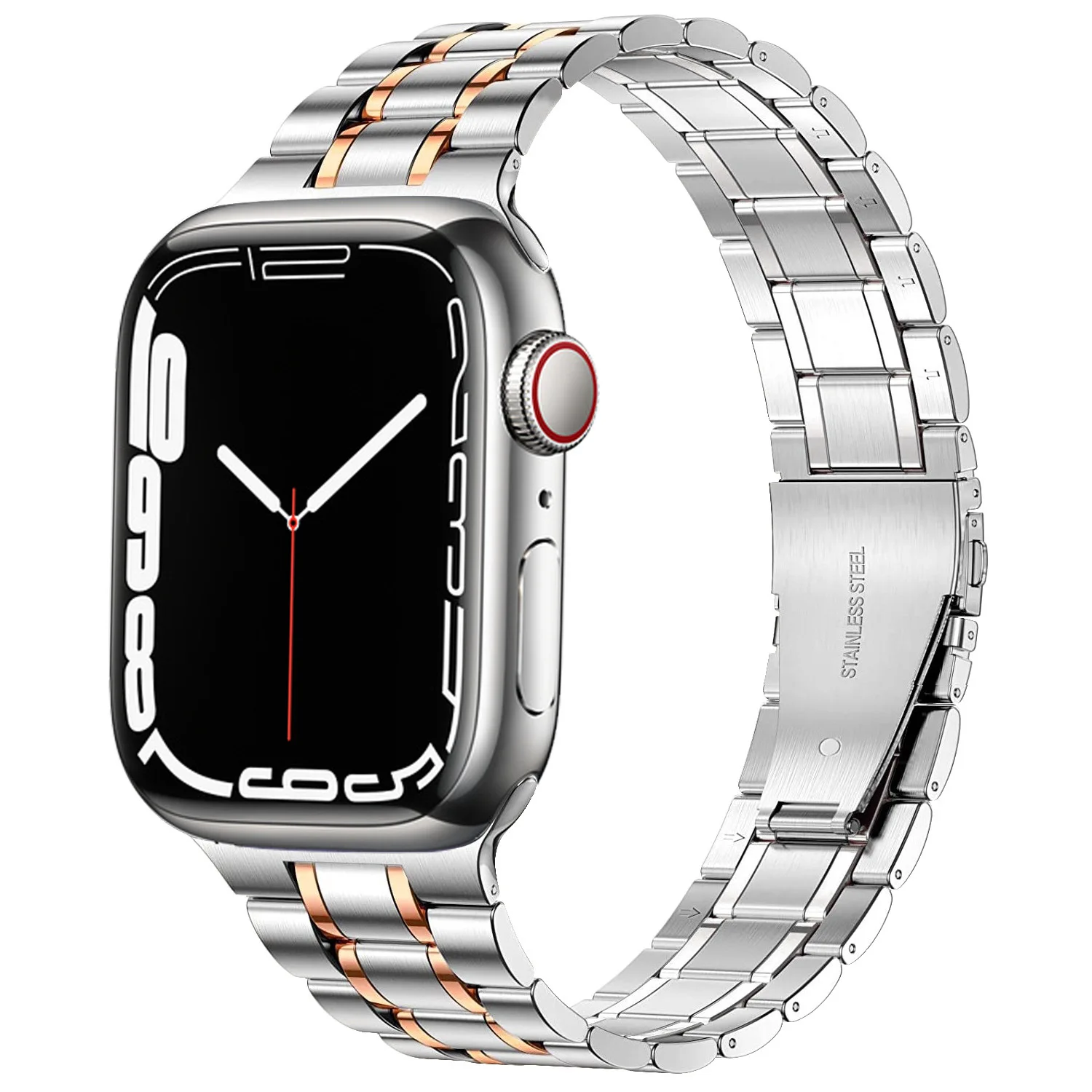 Metal Strap for Apple Watch Band 44mm 40mm 45mm 41mm 42mm 38mm Stainless Steel Wristband for iwatch Series 7 6 5SE 8 Ultra 49mm