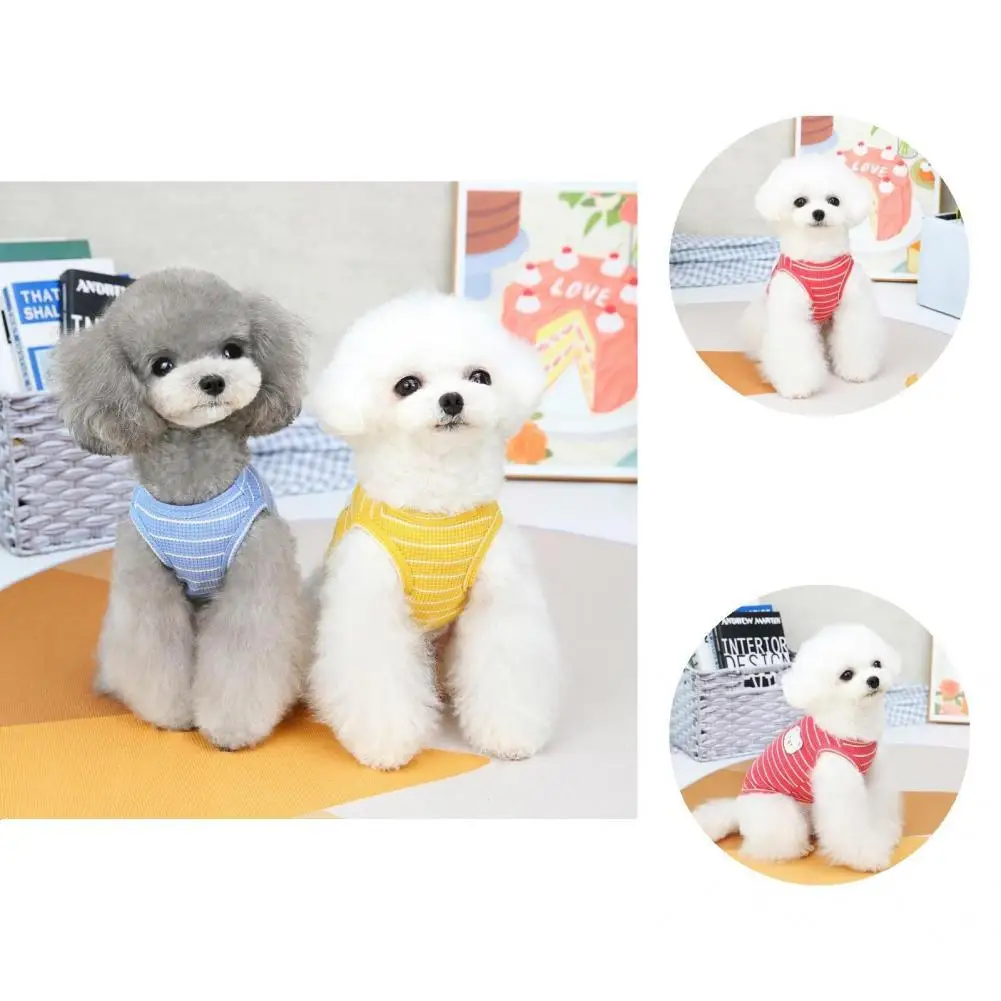 

Dog Clothes Beautiful Bear Pet Dog Clothing Round Collar Breathable Pet T-shirt