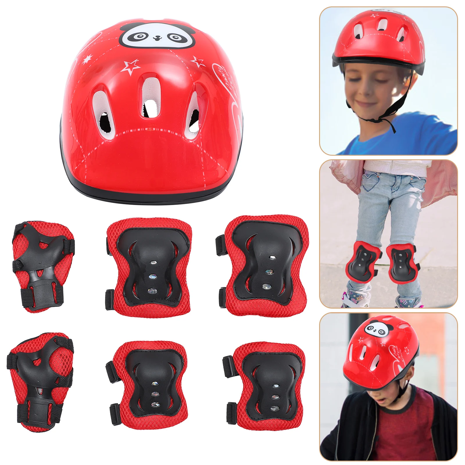 

Wrist Guards Roller Skating Ice Skates Protective Gear Sports Protector Kids Outdoor Elbow Knee Pads Balance Bike