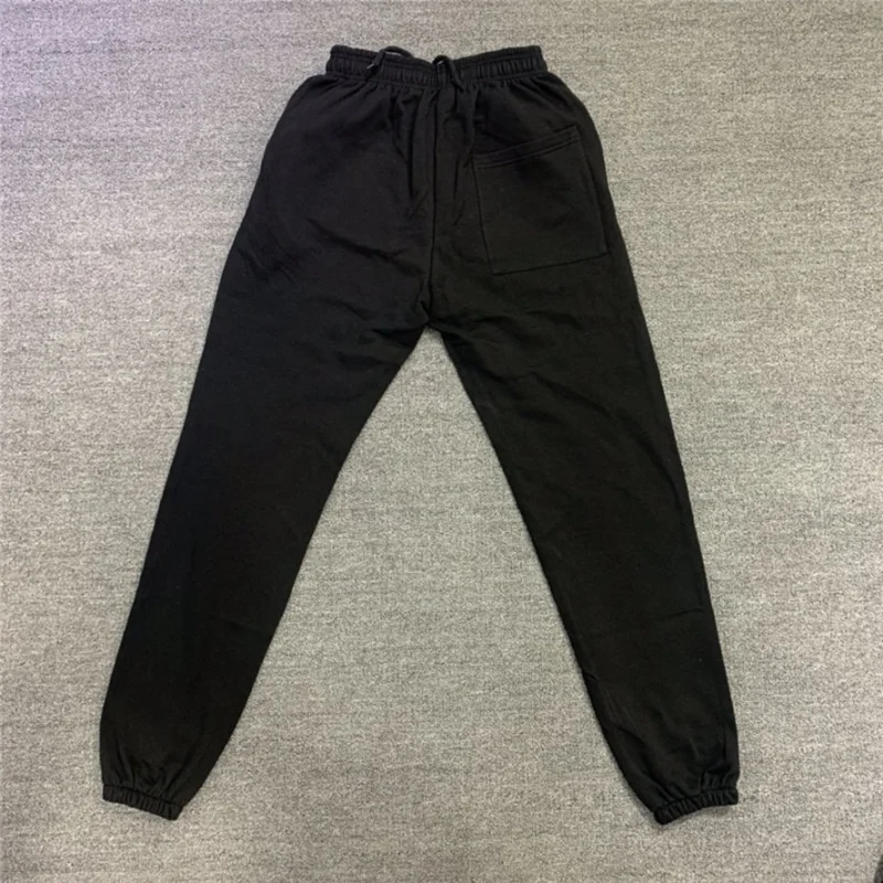 

2022SS Sp5der 555555 Puff Print Angel Number Sweatpants Men Women 1:1 Top Quality Spider Web Joggers Drawstring Trousers