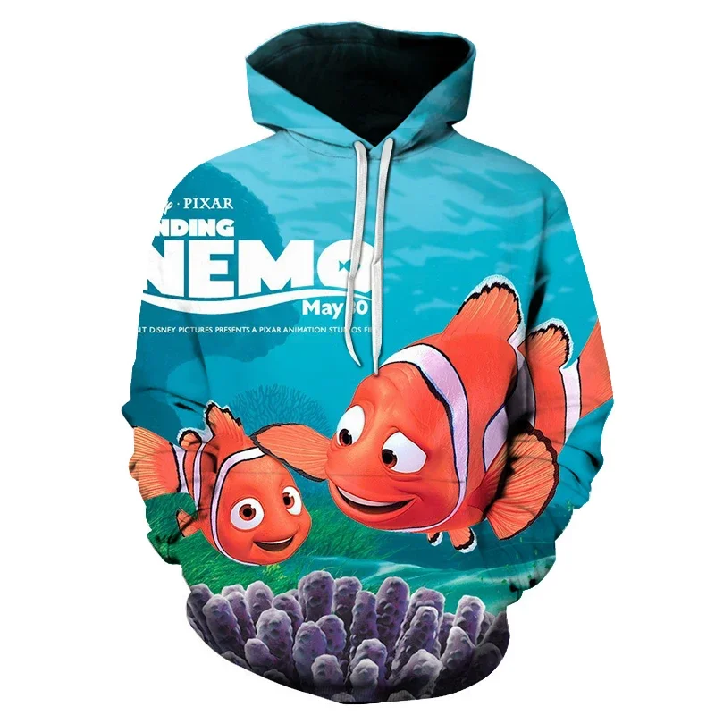 Толстовка с капюшоном в стиле Disney Модный повседневный крутой пуловер для